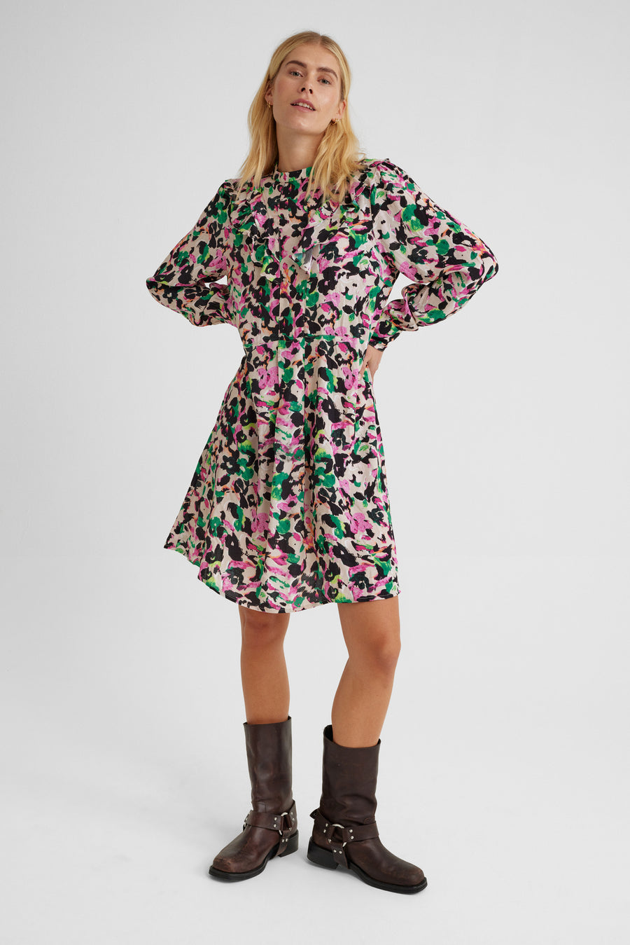 FQTIDO - KLEID - GRUN