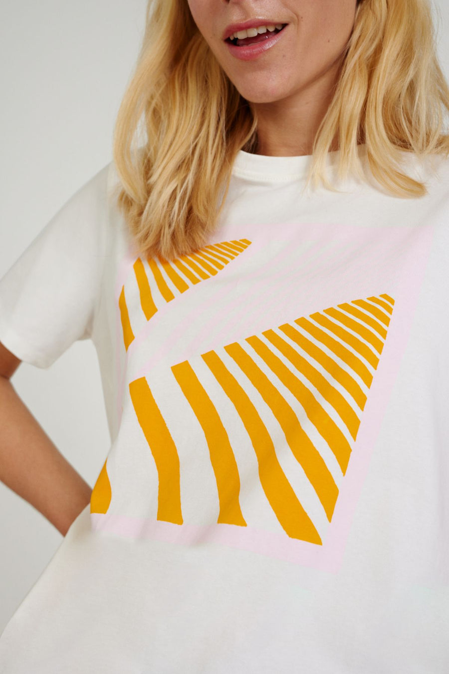 FQFENJAL - T-SHIRT - ORANGE