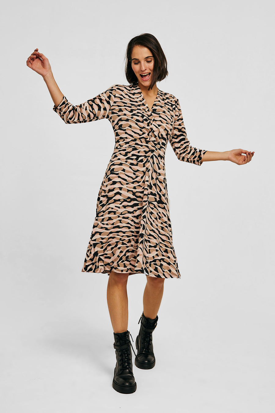FQYRSA - KLEID - SCHWARZ