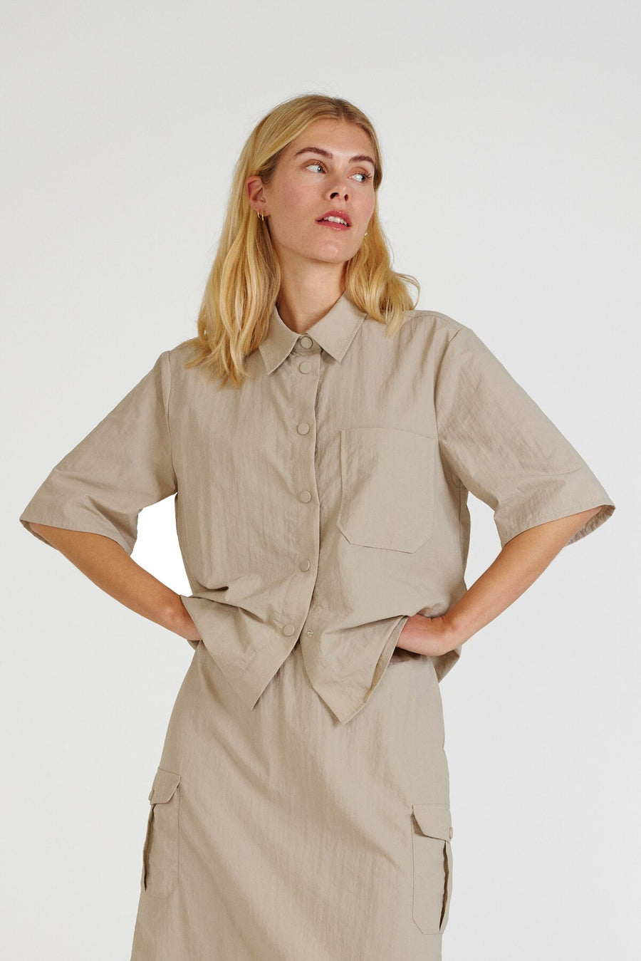 FQMERCI - HEMD - BEIGE