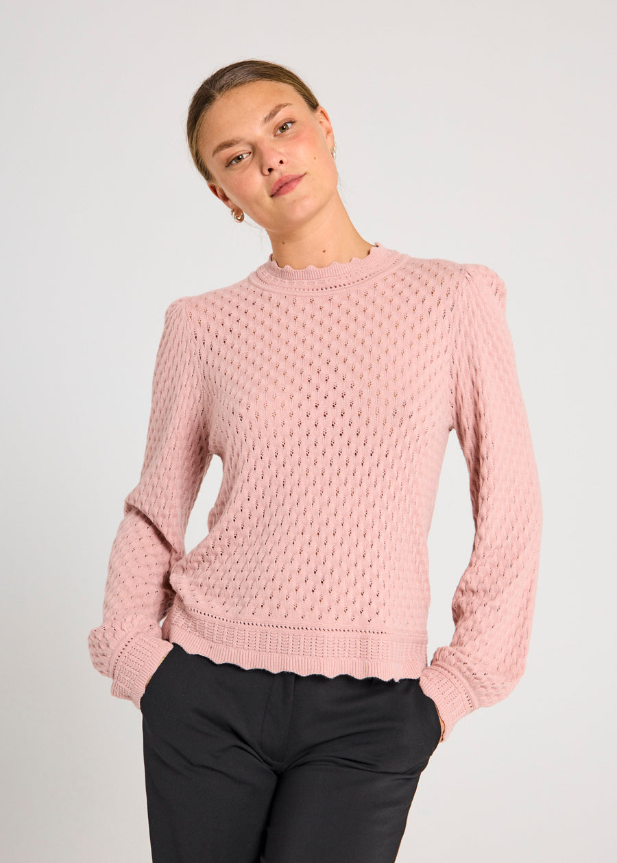 FQGINA - PULLOVER - ROSE