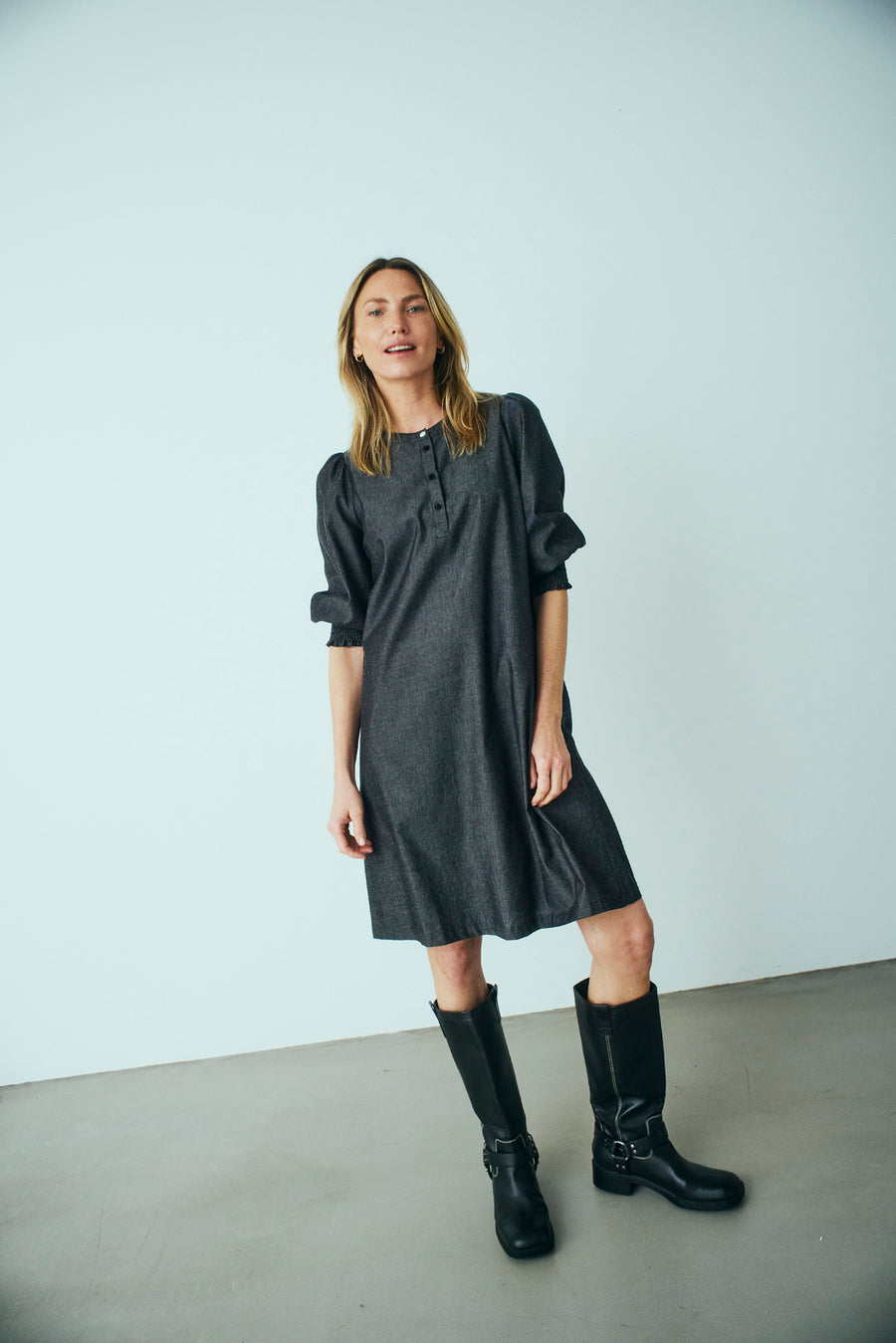 FQABY - KLEID - SCHWARZ