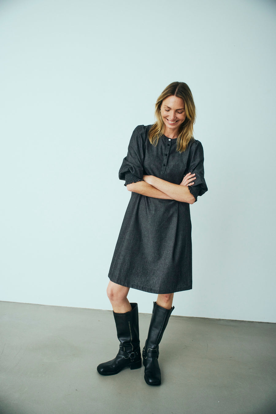 FQABY - KLEID - SCHWARZ