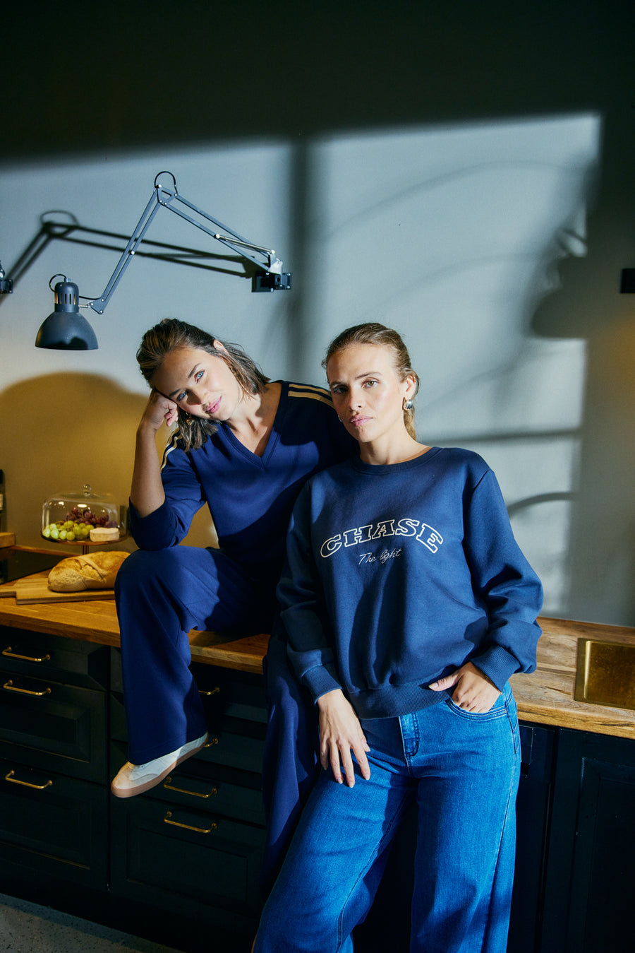 FQKAMELA - PULLOVER - BLAU