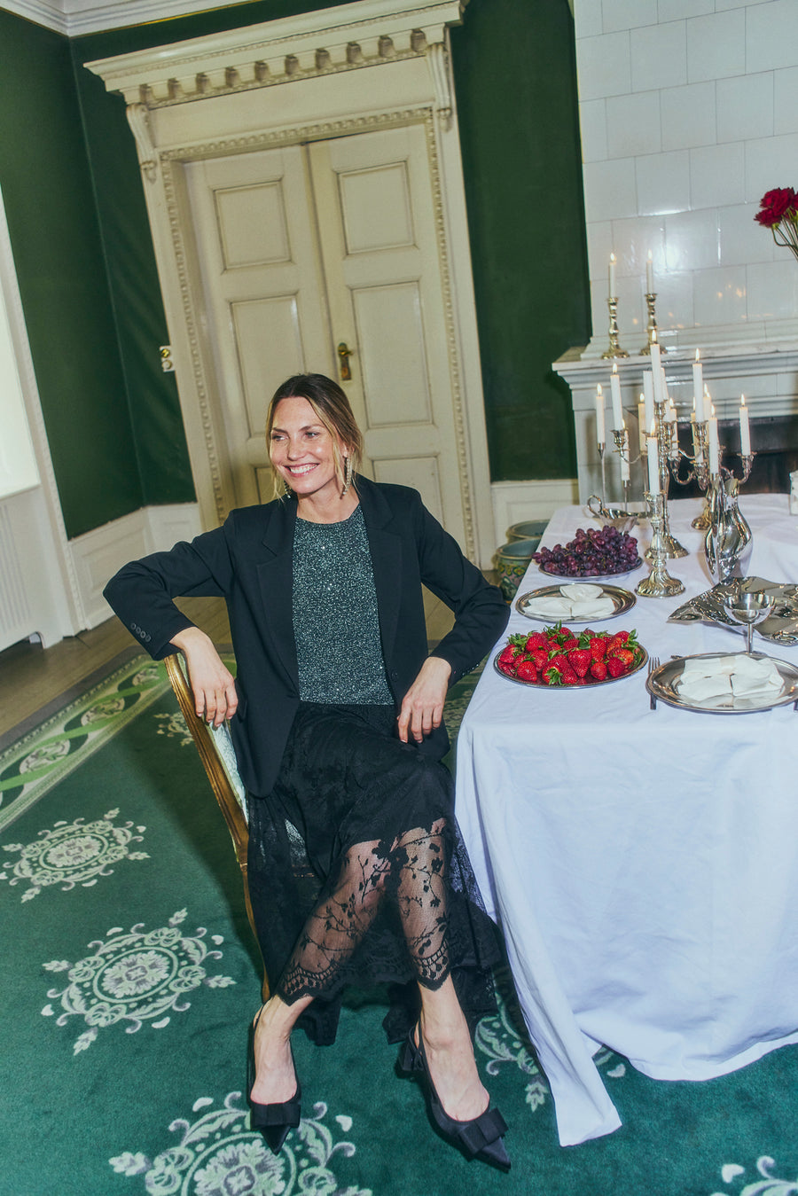 FQNANNI - BLAZER - SCHWARZ