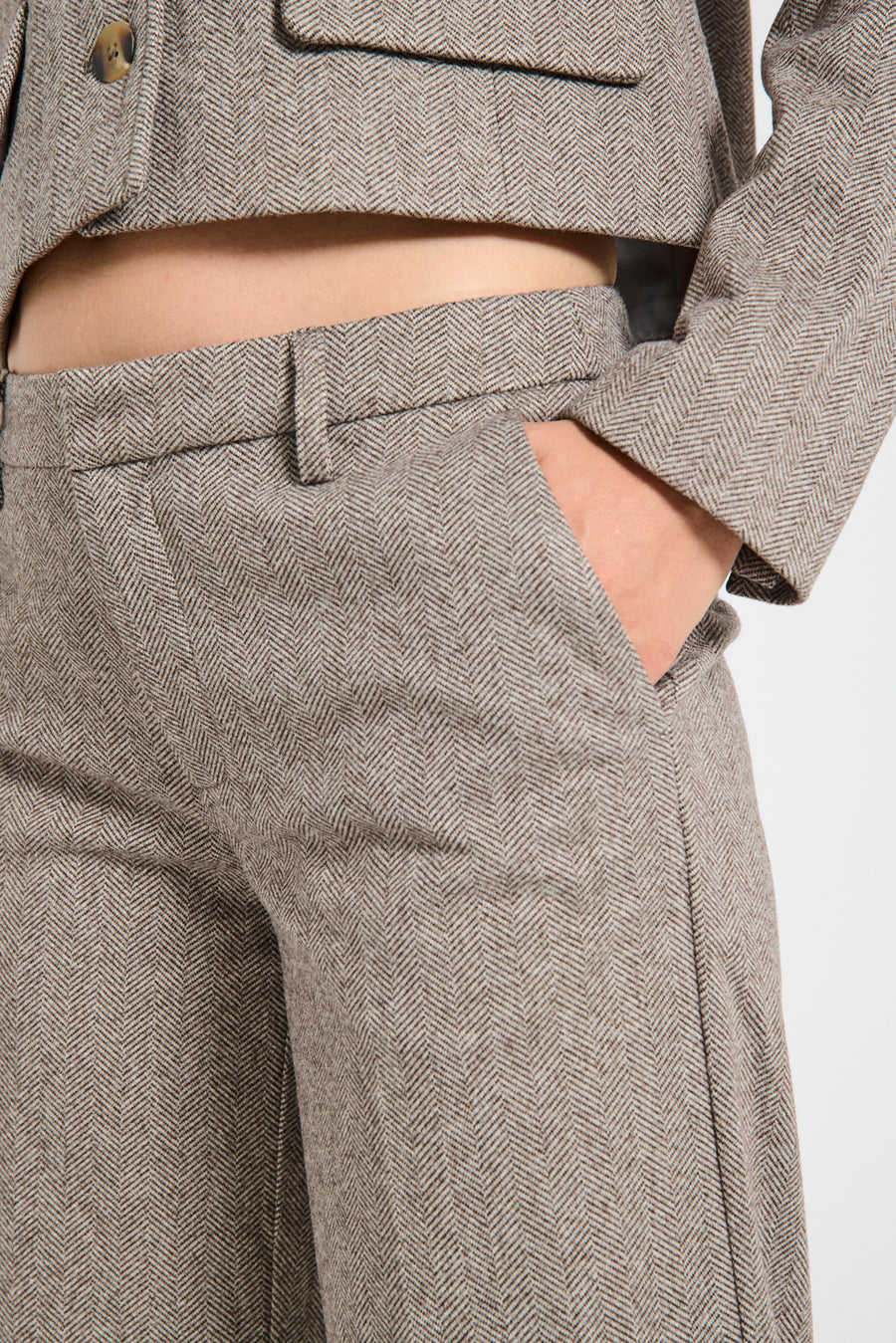 FQSILLEN - HOSE - GRAU