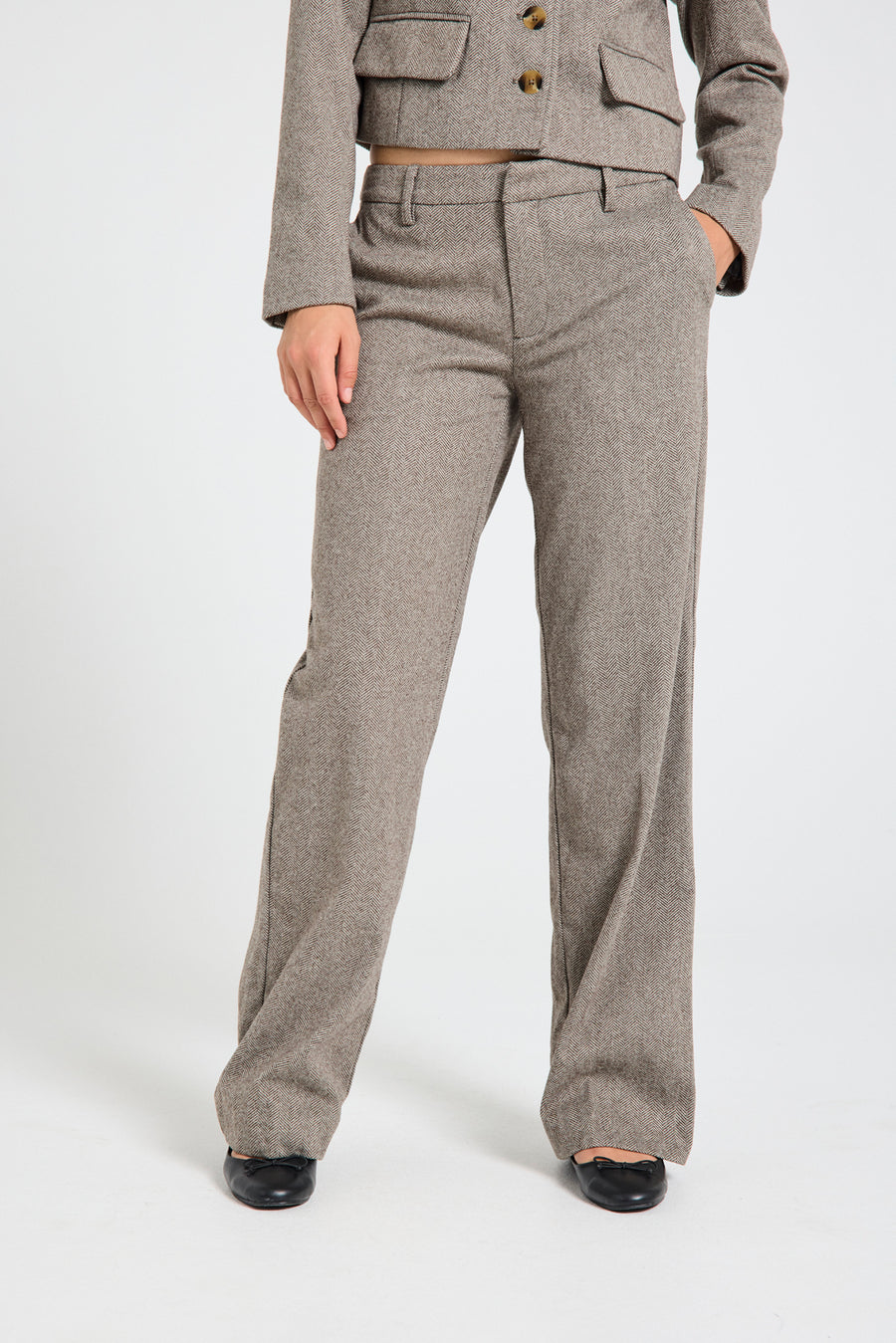 FQSILLEN - HOSE - GRAU