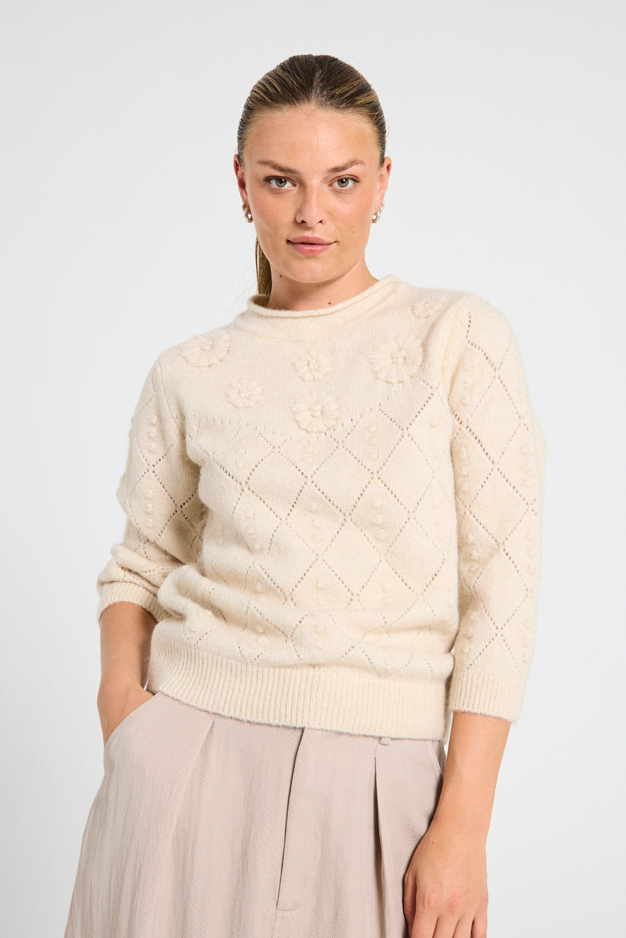 FQSTOKKE - PULLOVER - BEIGE