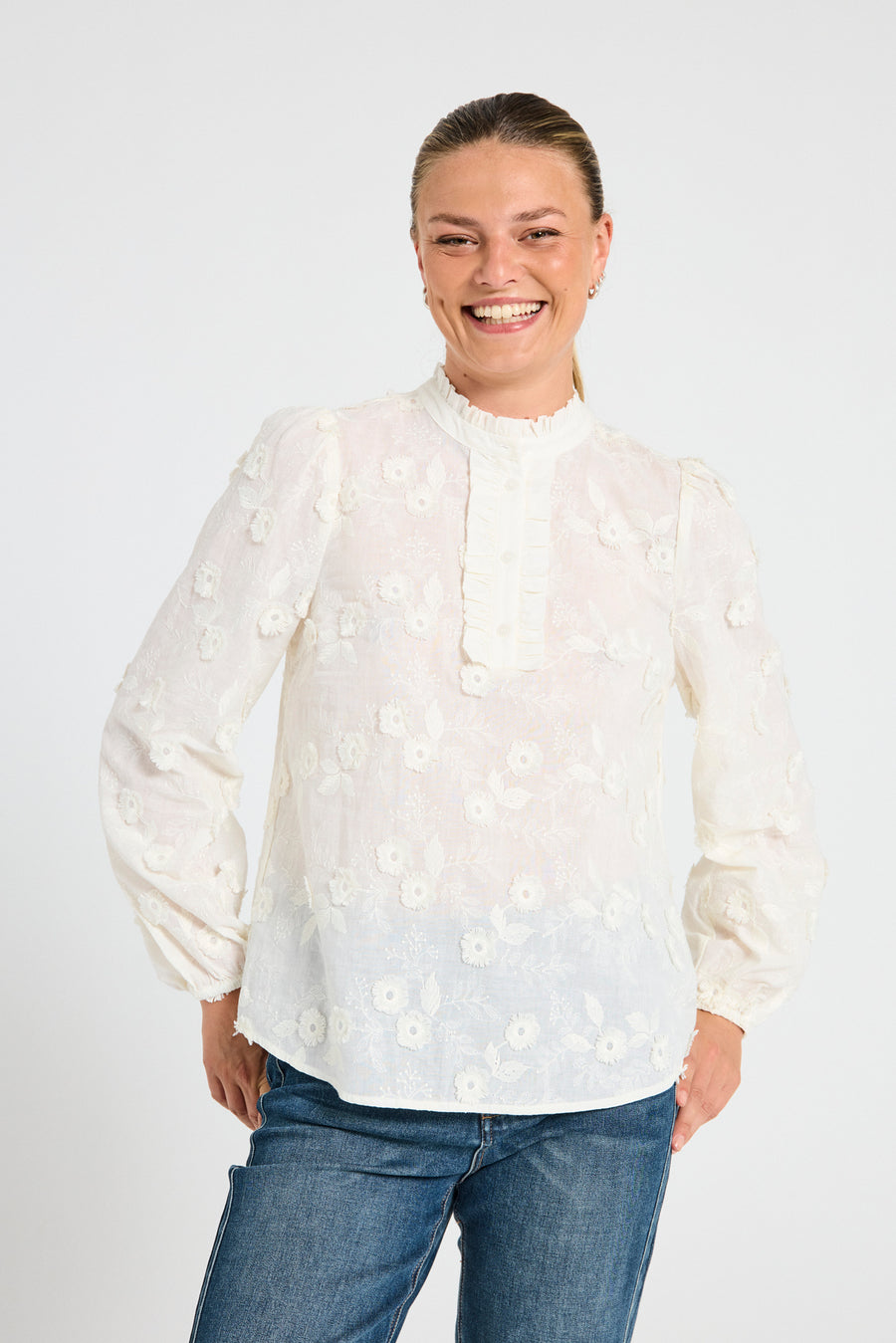 FQDARANA - BLUSE - WEISS