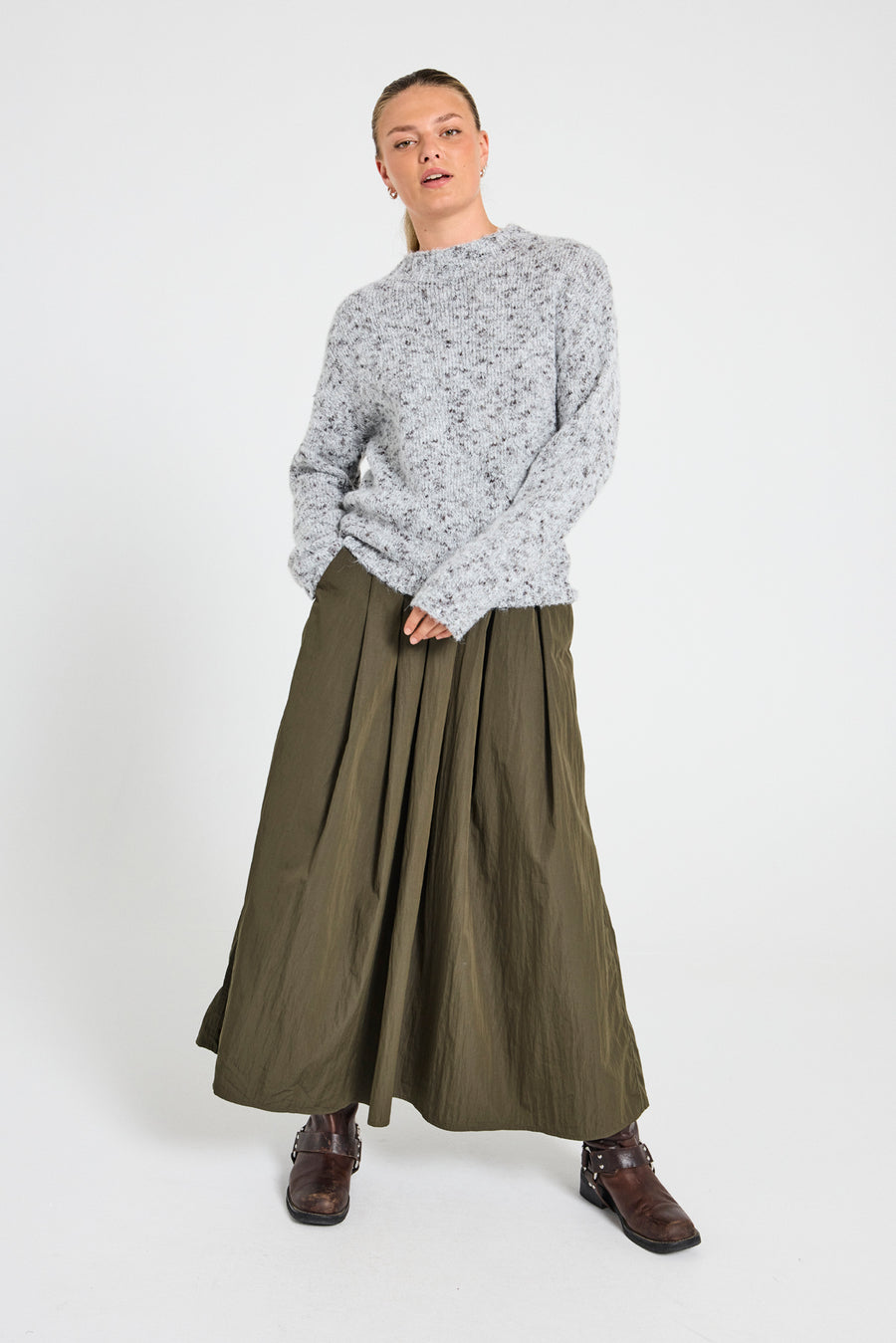 FQPEREA - PULLOVER - SCHWARZ UND WEISS