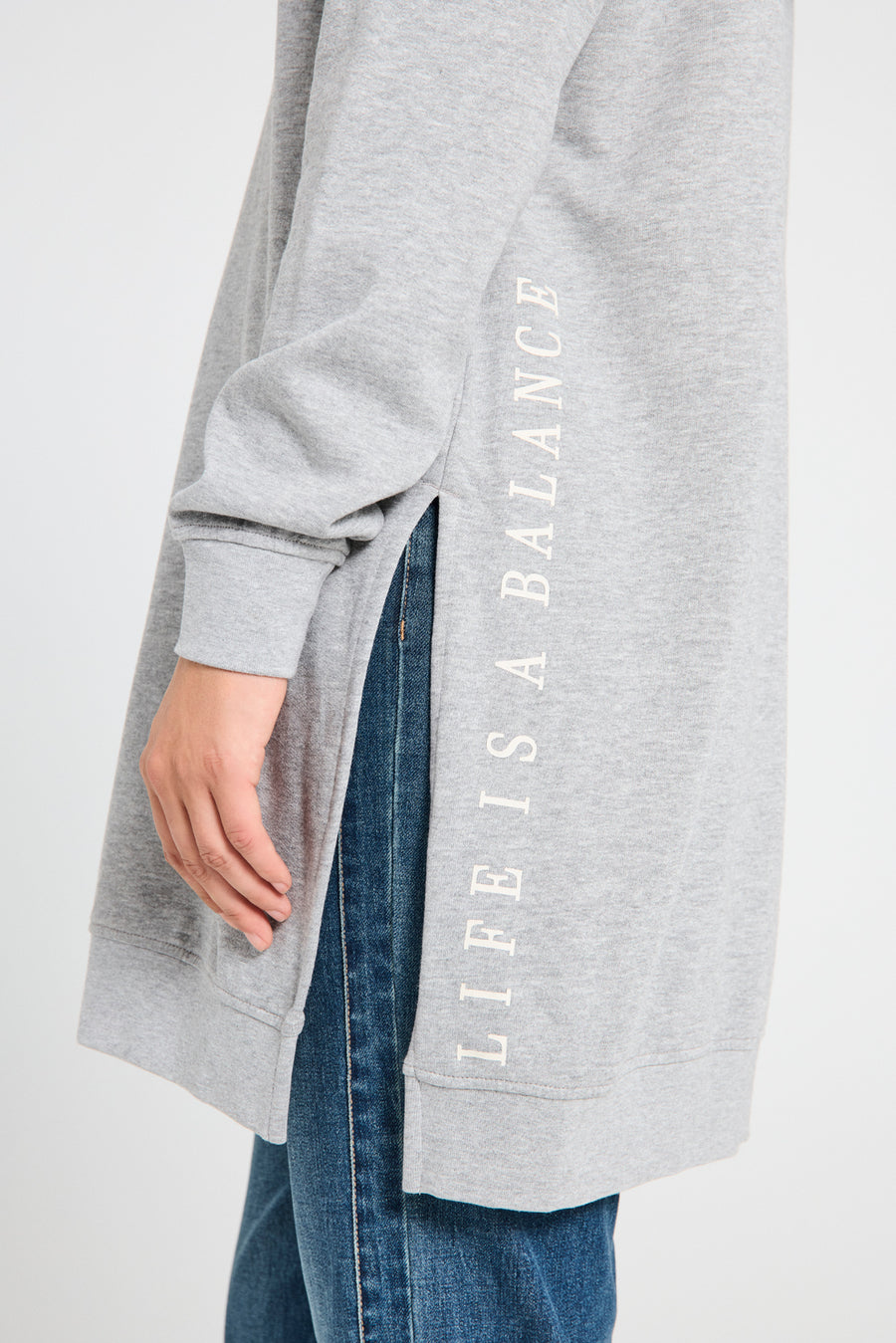 FQNICE - PULLOVER - GRAU