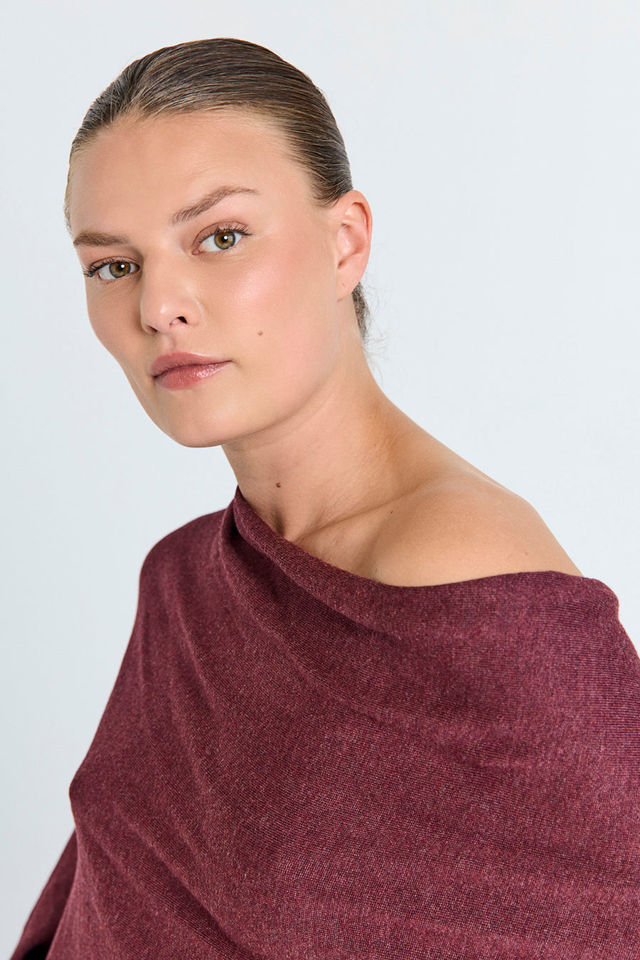 FQCLAUDISSE – PONCHO - BORDEAUX