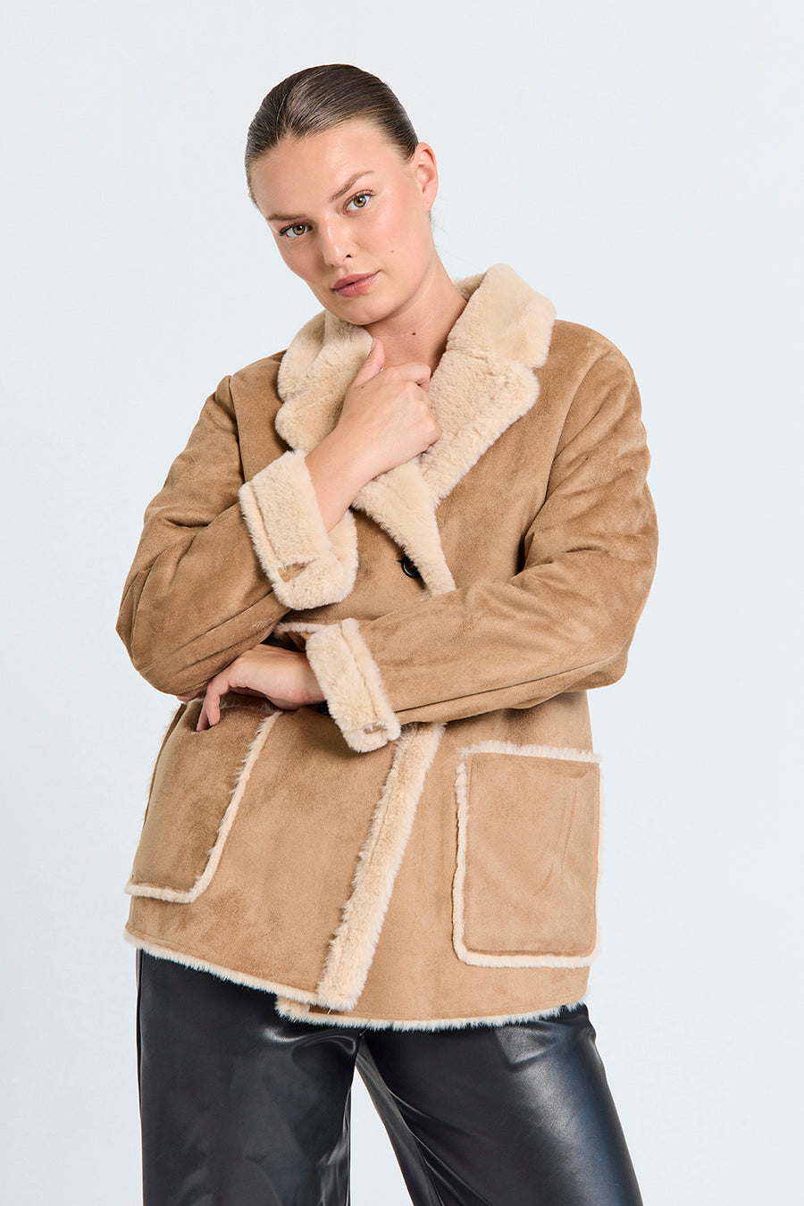 FQLAMSE - JACKE - BRAUN