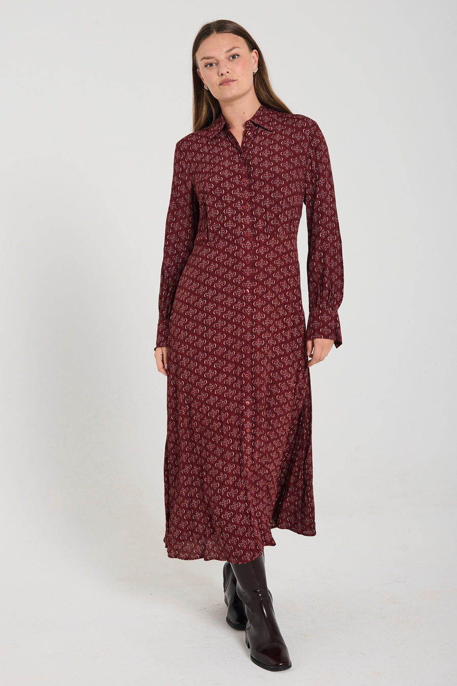 FQLOVY - KLEID - BORDEAUX