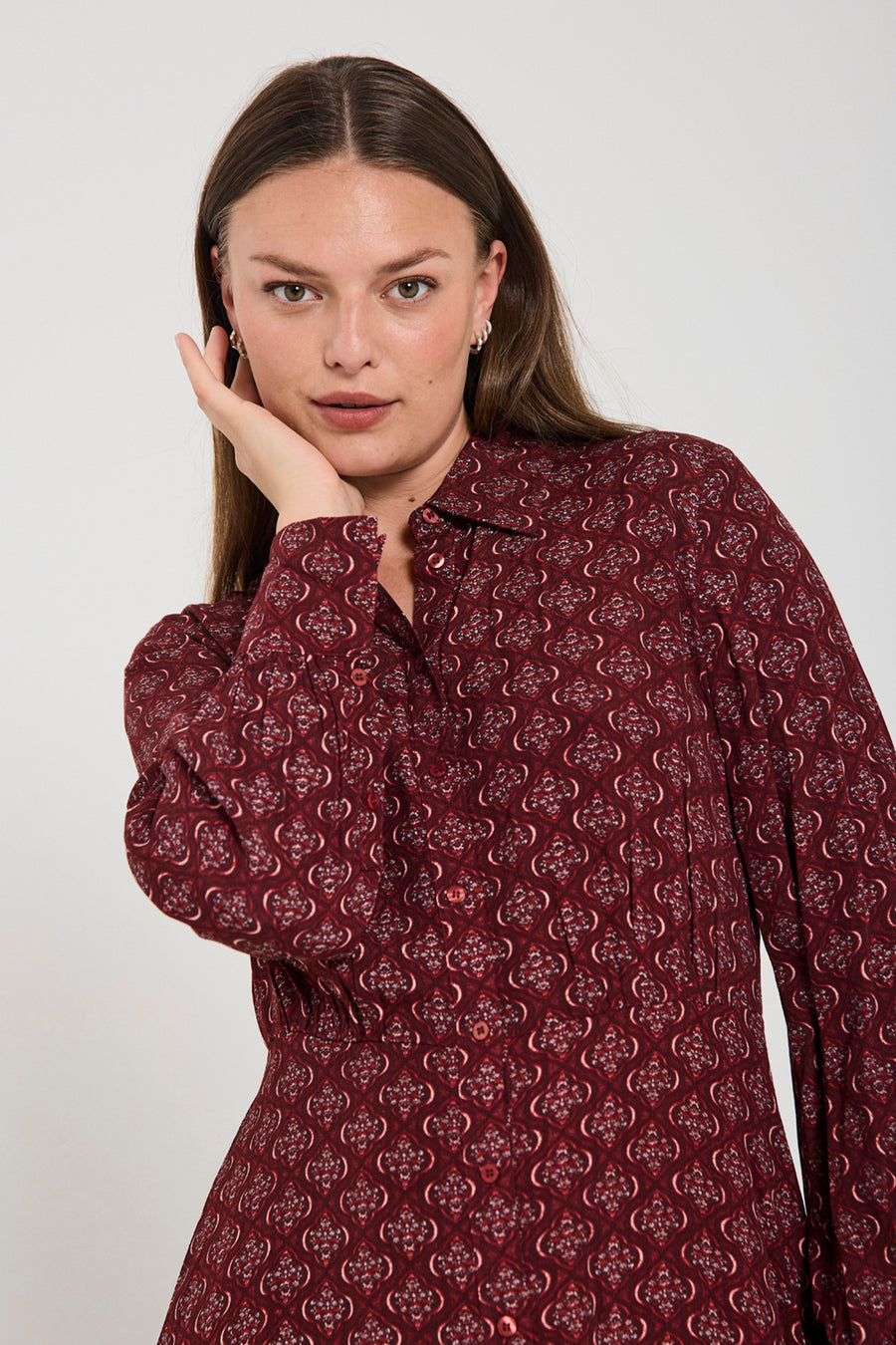 FQLOVY - KLEID - BORDEAUX