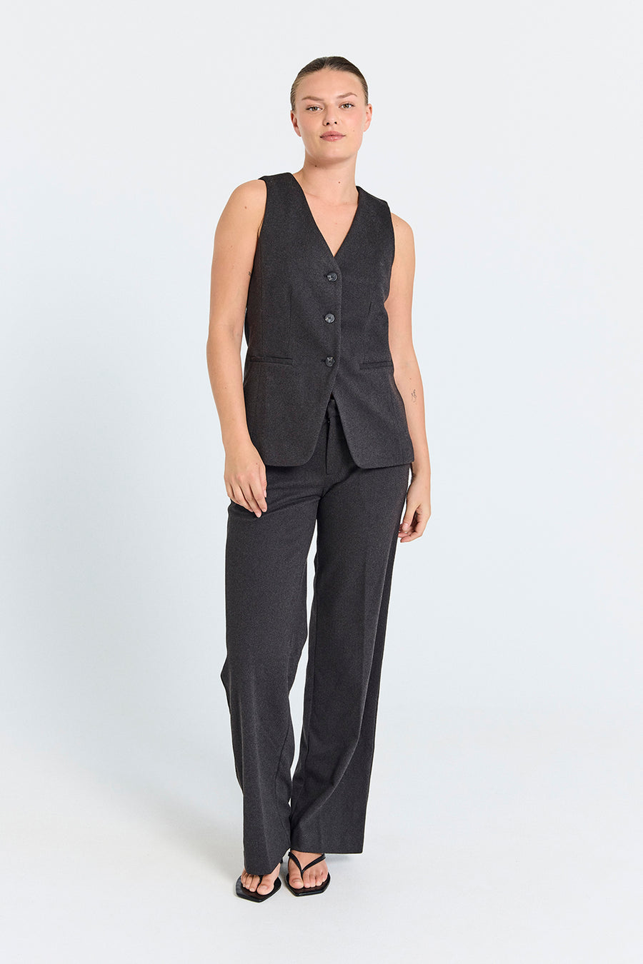 FQSILLEN - HOSEN - SCHWARZ UND GRAU