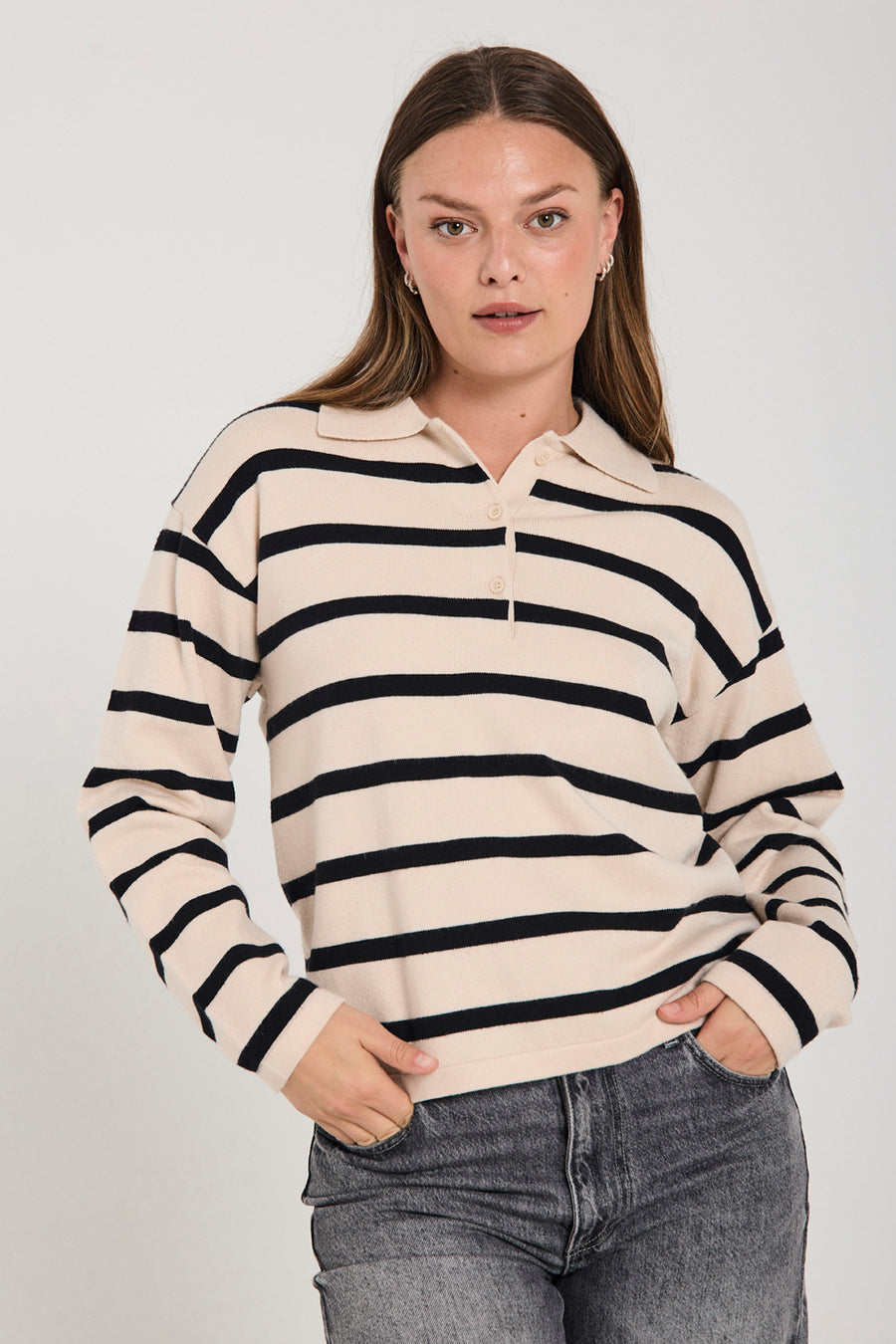 FQCLAURA – PULLOVER - WEISS