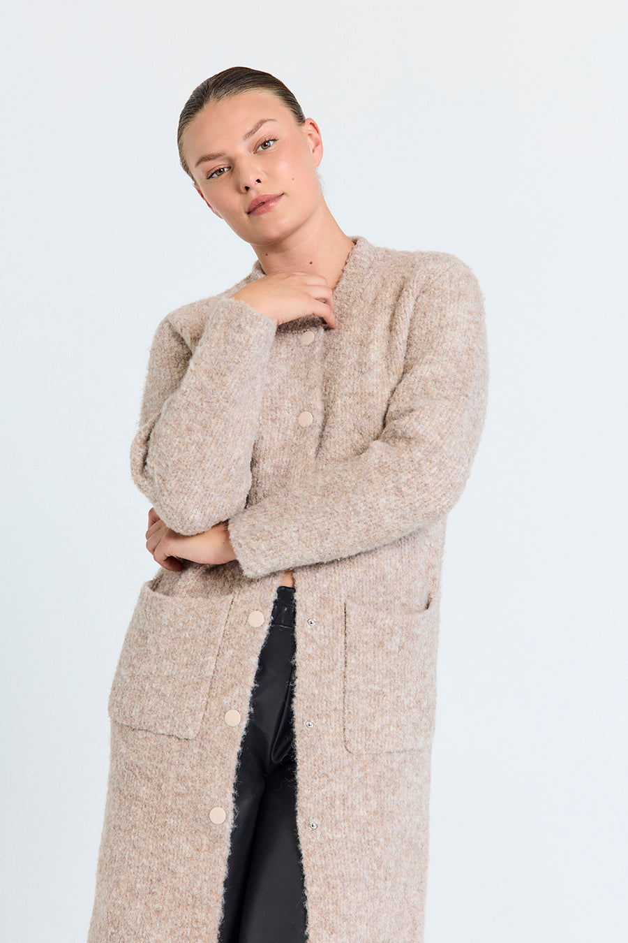 FQJUMP - CARDIGAN - BRAUN