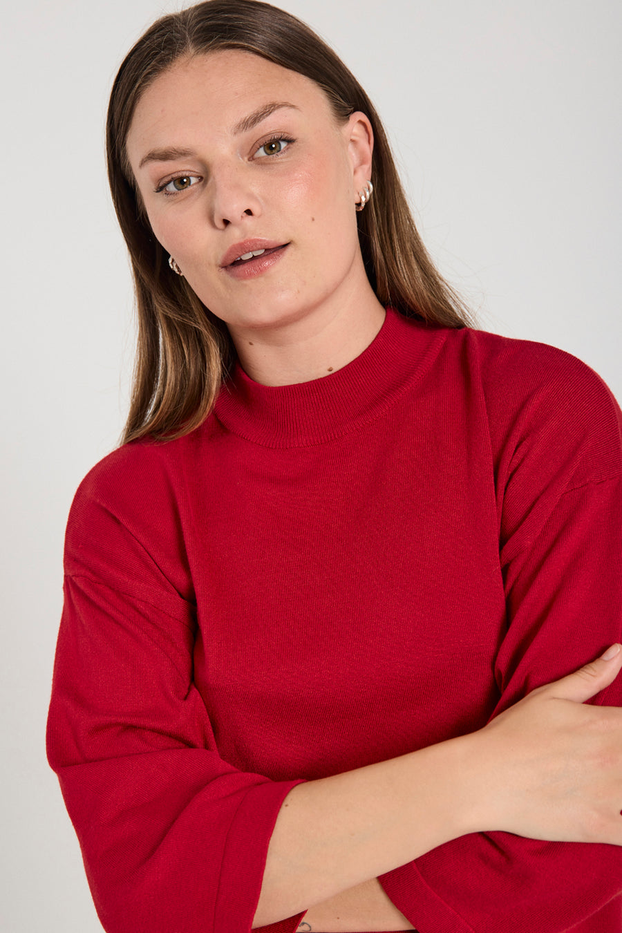 FQCONNY – PULLOVER - ROT