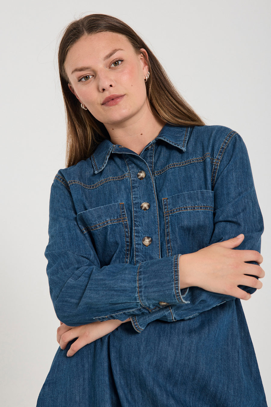 FQZAMAN - KLEID - BLAU