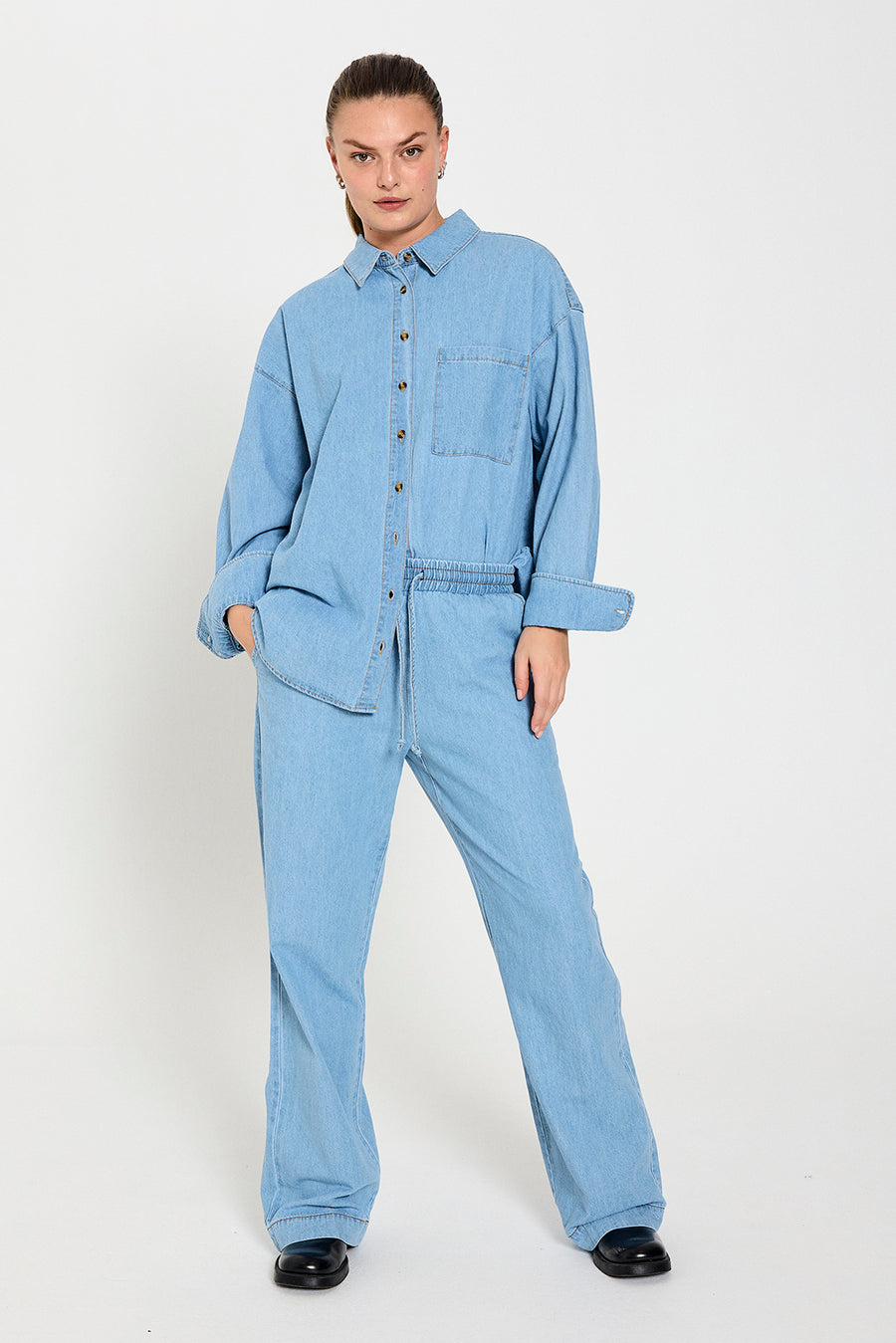 FQLISEA - PANTS - BLAU