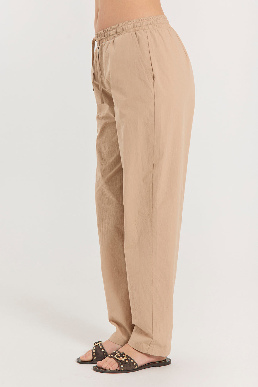 FQJALLY - HOSE - BEIGE