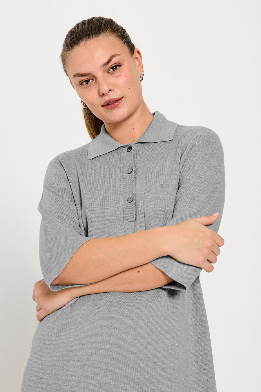 FQANI - KLEID - GRAU