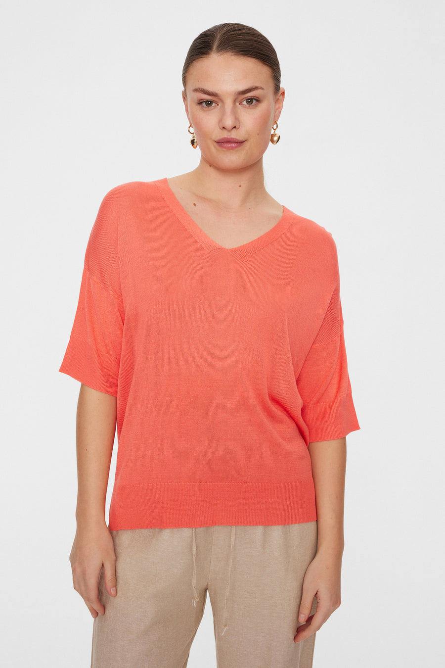 FQELINA - PULLOVER - ROT
