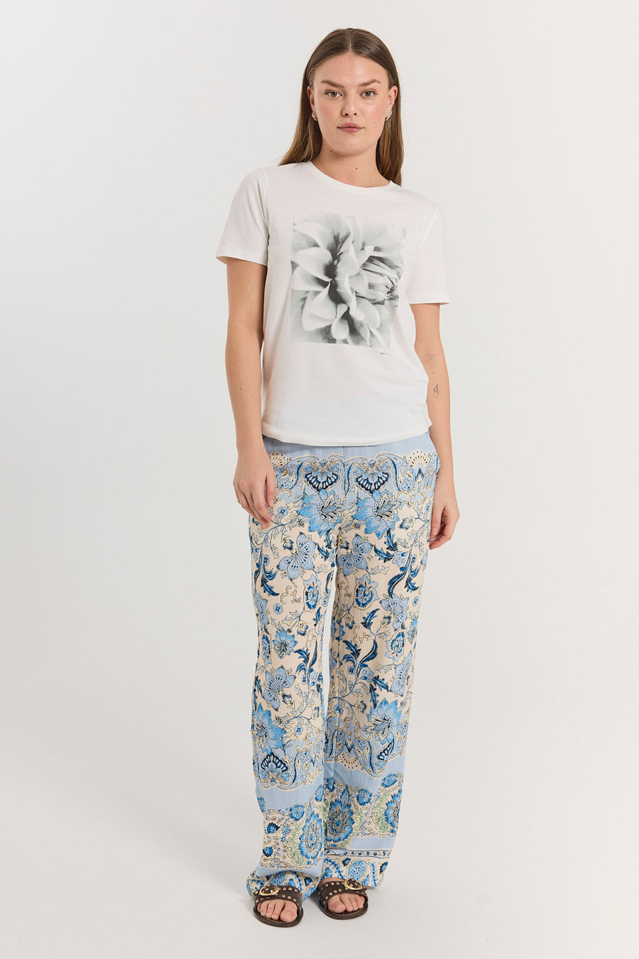 FQLISA - HOSE MIT PRINT - BLAU
