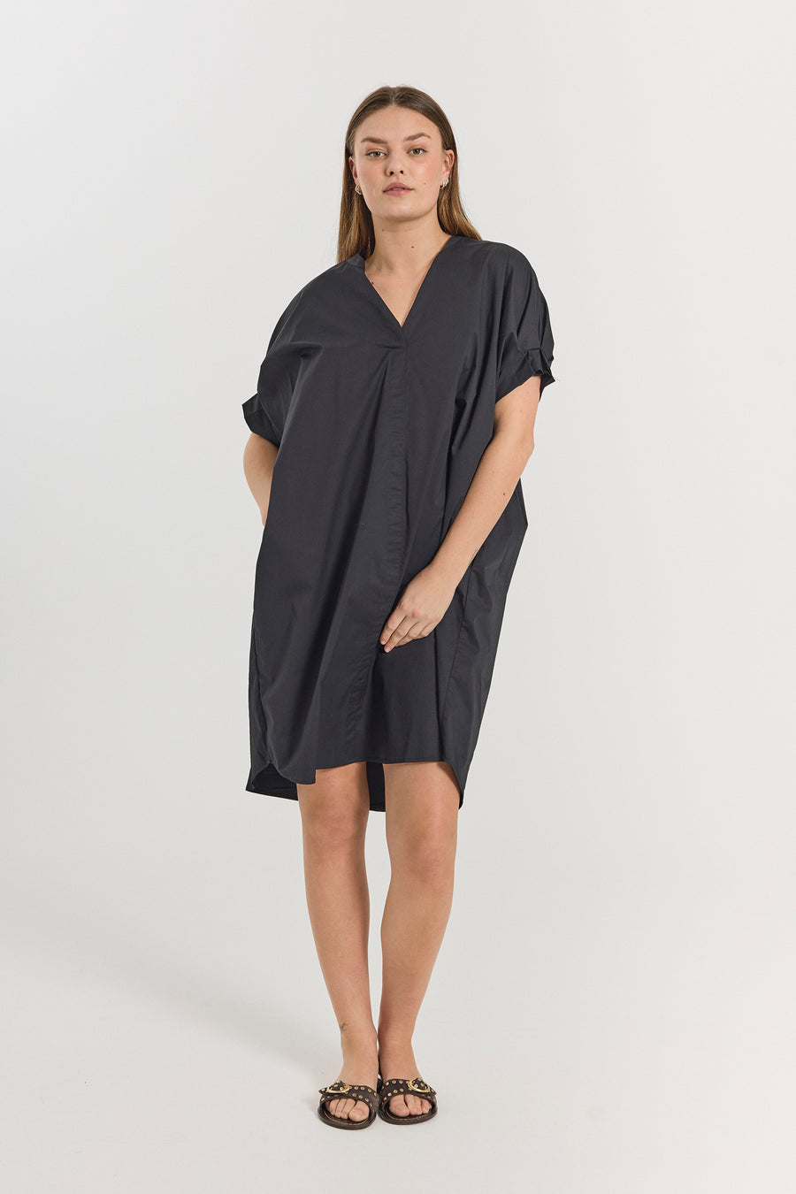 FQXENIA - KLEID - SCHWARZ