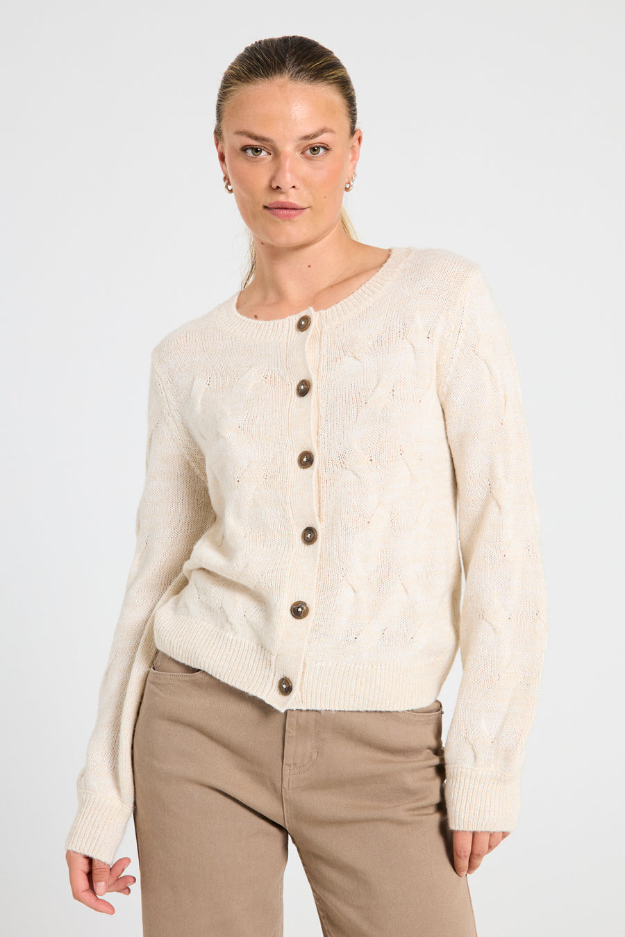 FQJAZZ - CARDIGAN - BEIGE