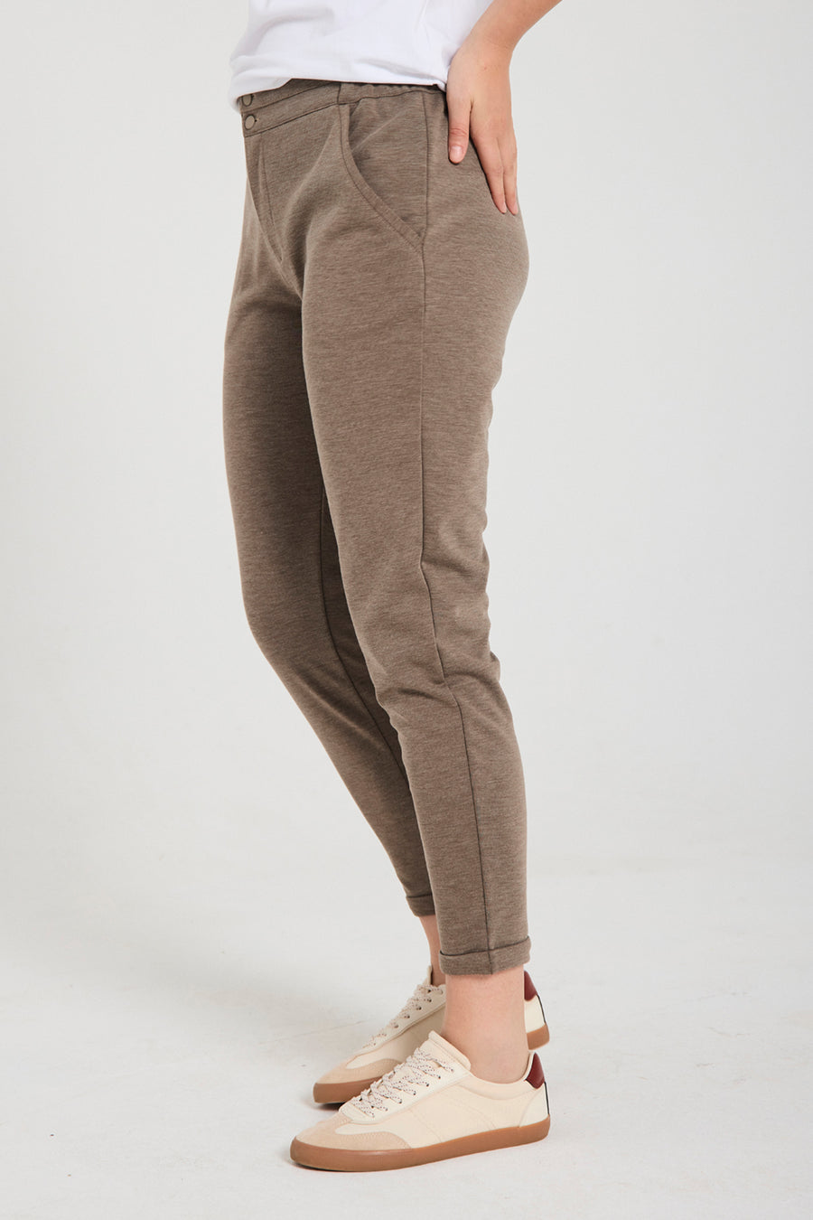 FQNANNI - KNÖCHELHOSE - BRAUN