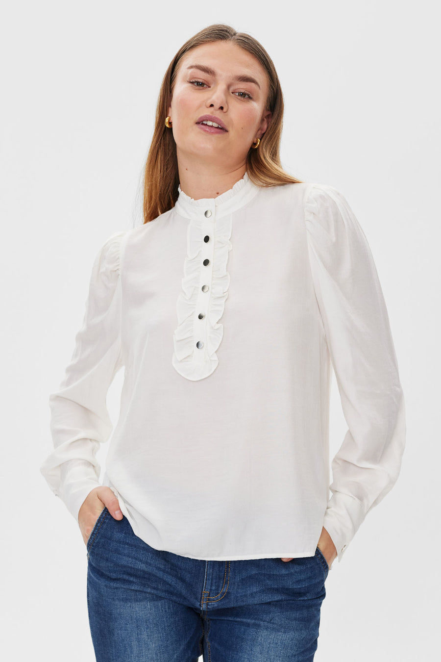 FQAPRIL - BLUSE - WEISS
