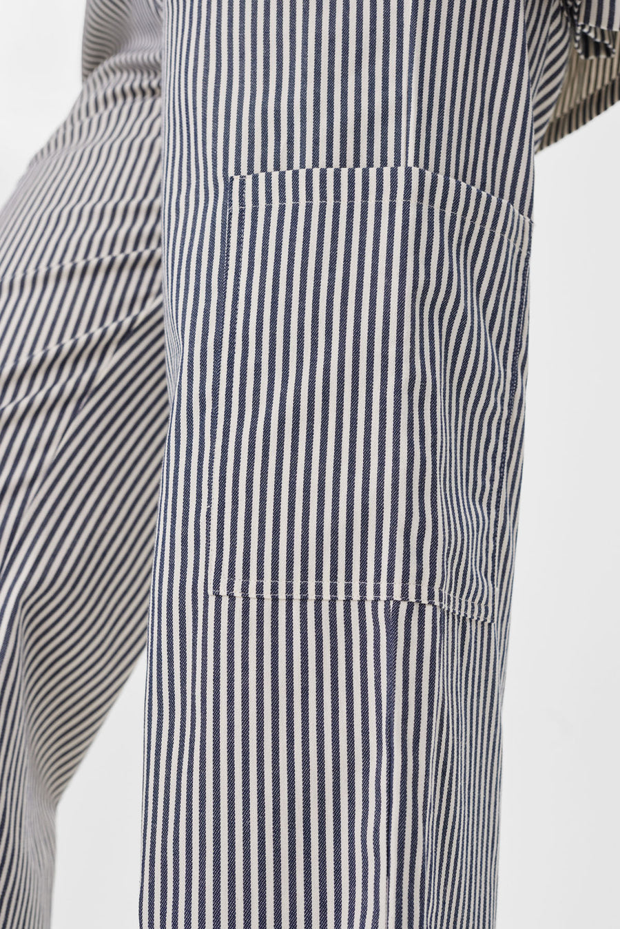 FQMELLA - HOSE - BLAU UND WEISS