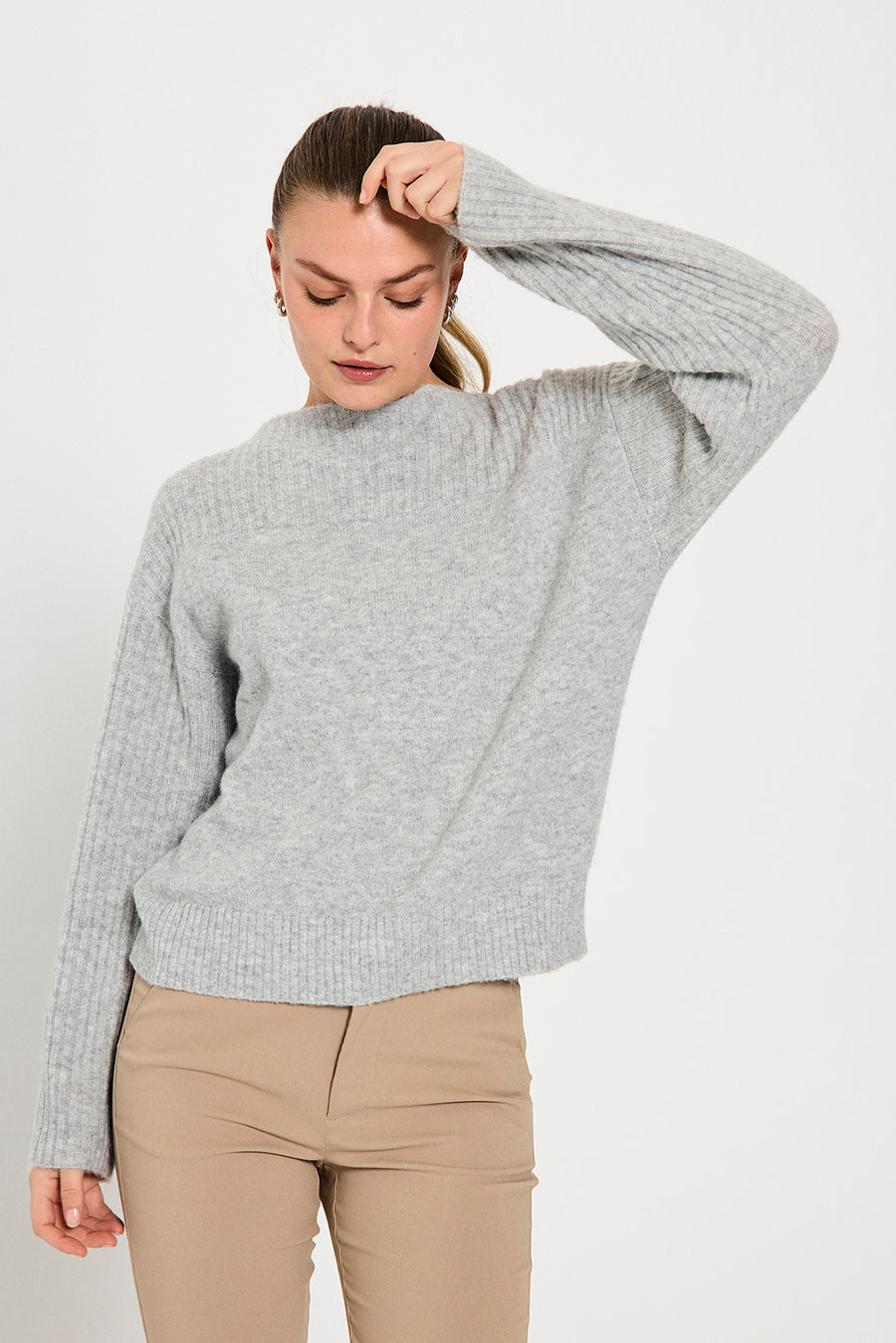 FQBOADY - PULLOVER - GRAU