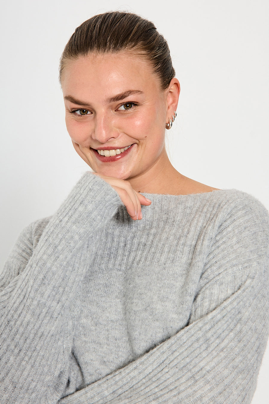 FQBOADY - PULLOVER - GRAU