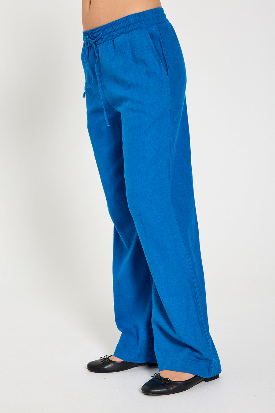 FQLAVA - LEINENHOSE - BLAU