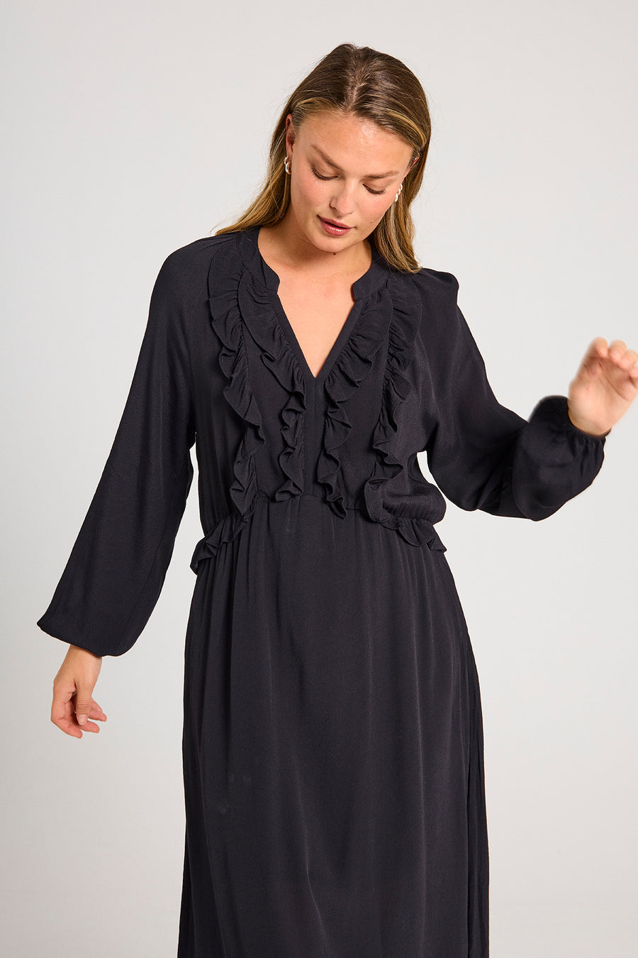 FQBLUMA - KLEID - SCHWARZ
