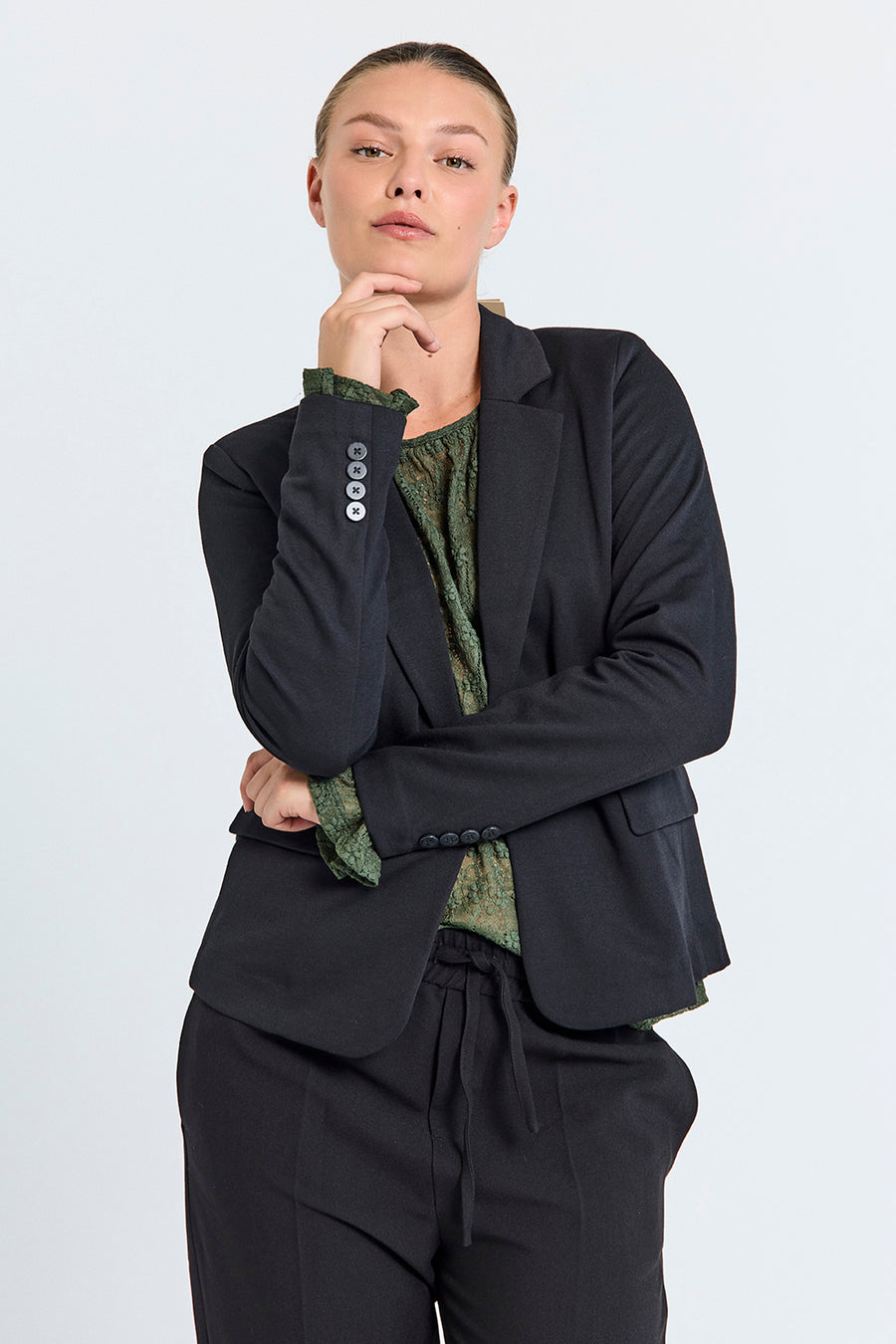 FQNANNI - BLAZER - SCHWARZ