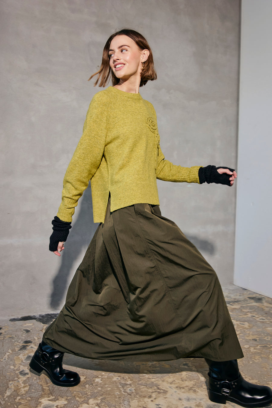 FQVIDOO - PULLOVER - GELB