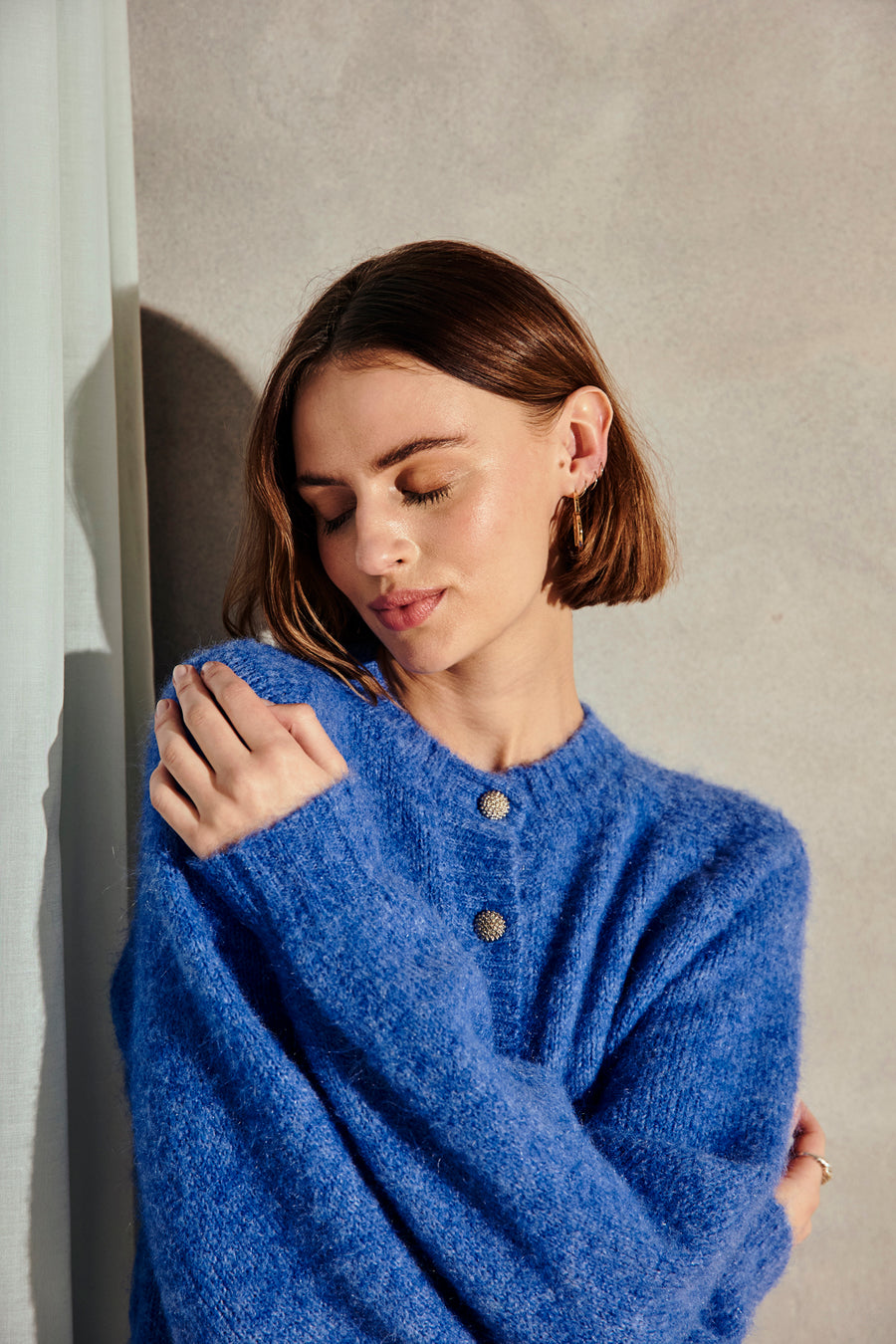 FQLOUISA - CARDIGAN - BLAU