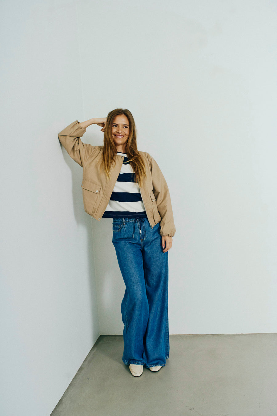 FQMILO - DENIM HOSE - BLAU