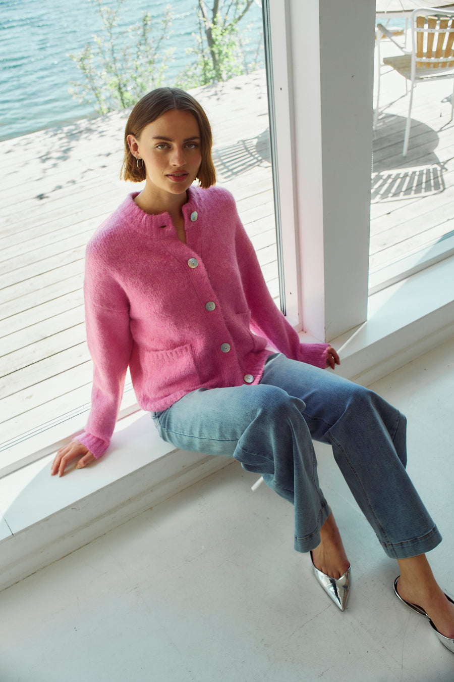 FQLOUISA - CARDIGAN - ROSE