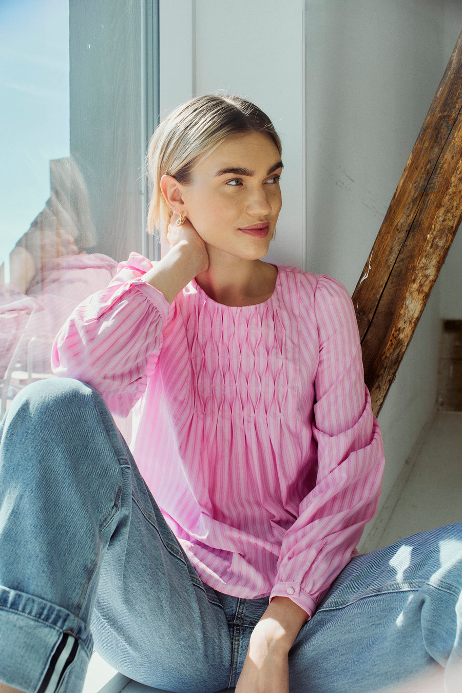 FQISA - BLUSE - ROSE