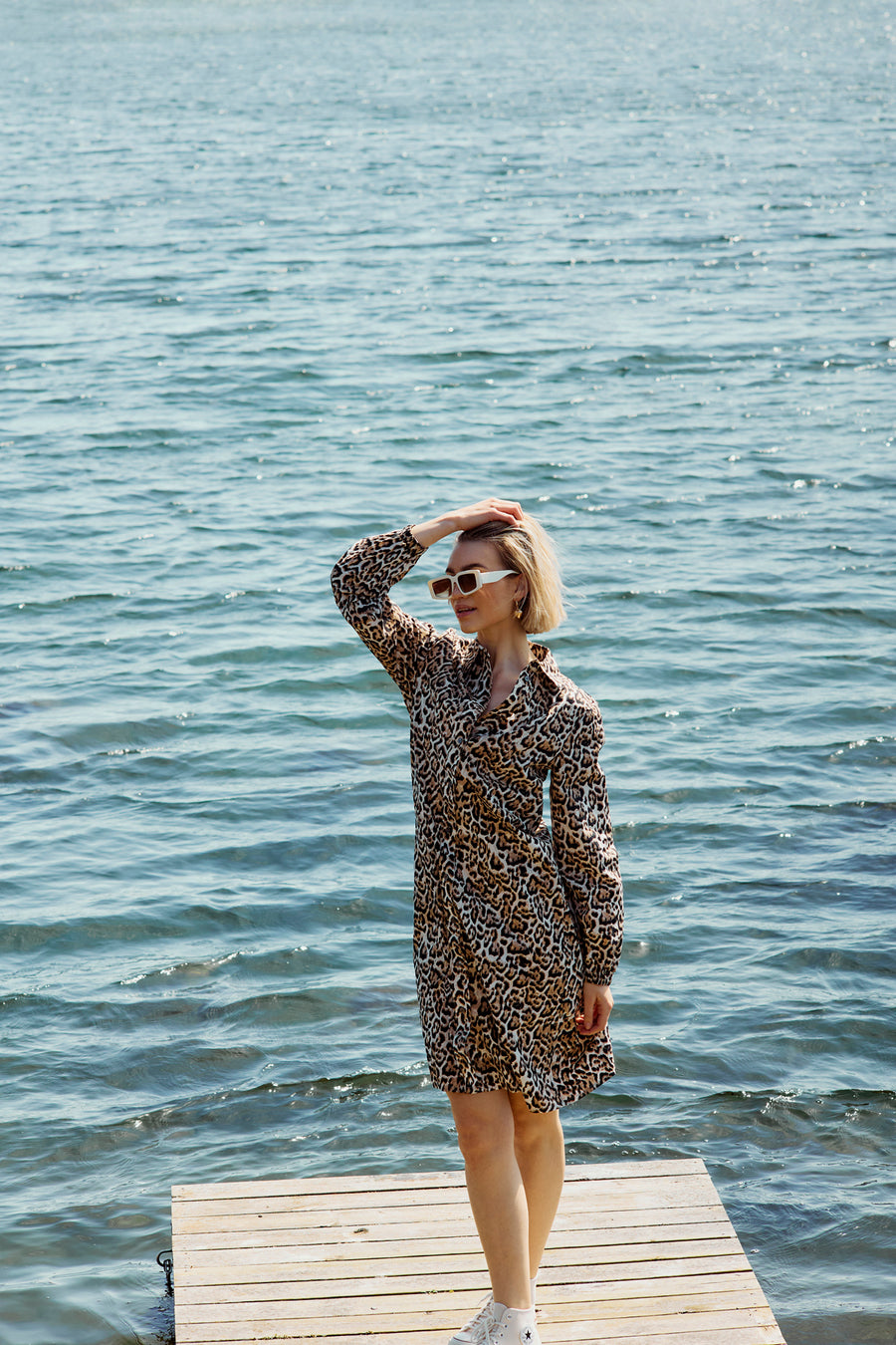 FQMALAY - KLEID - LEOPARD