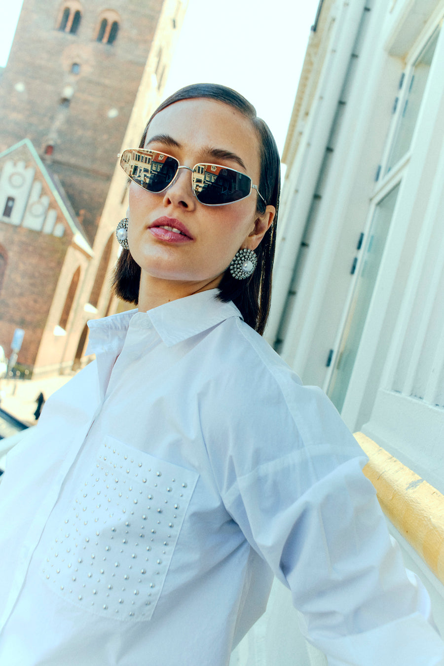 FQKAMILLE - HEMD - WEISS