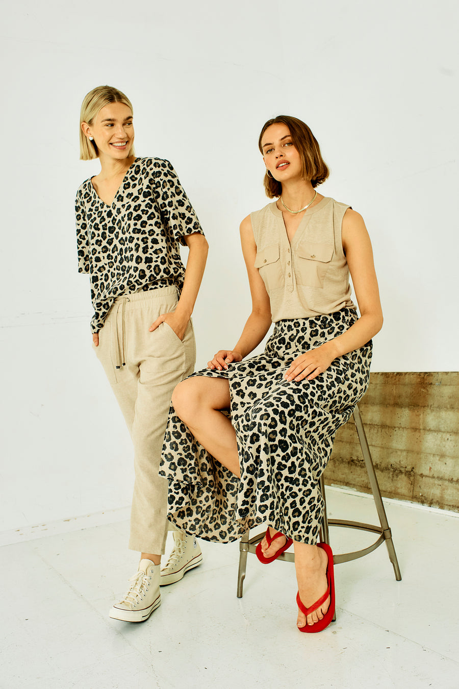 FQLAVISCO - BLUSE - LEOPARD