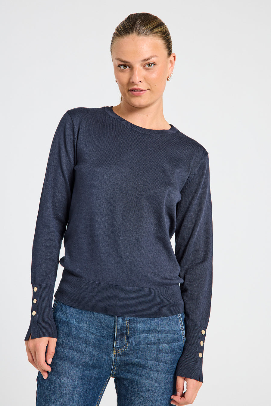 FQKATIE - PULLOVER - BLAU