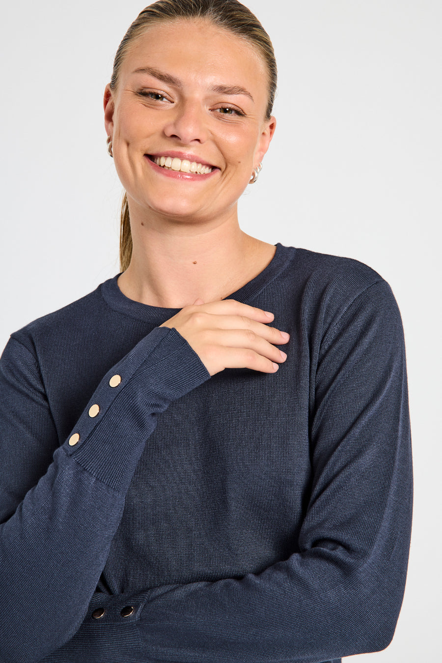 FQKATIE - PULLOVER - BLAU