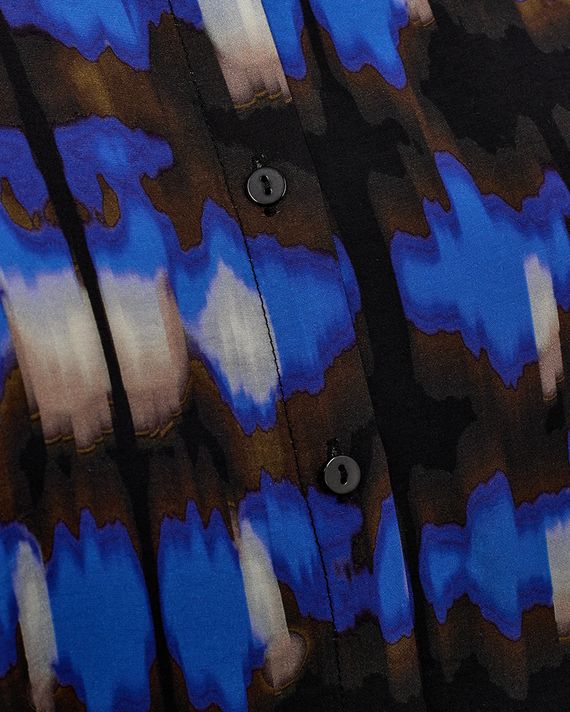 FQJULIE - HEMD - SCHWARZ UND BLAU